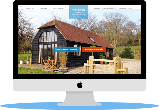 The Barn at Fishponds desktop view
